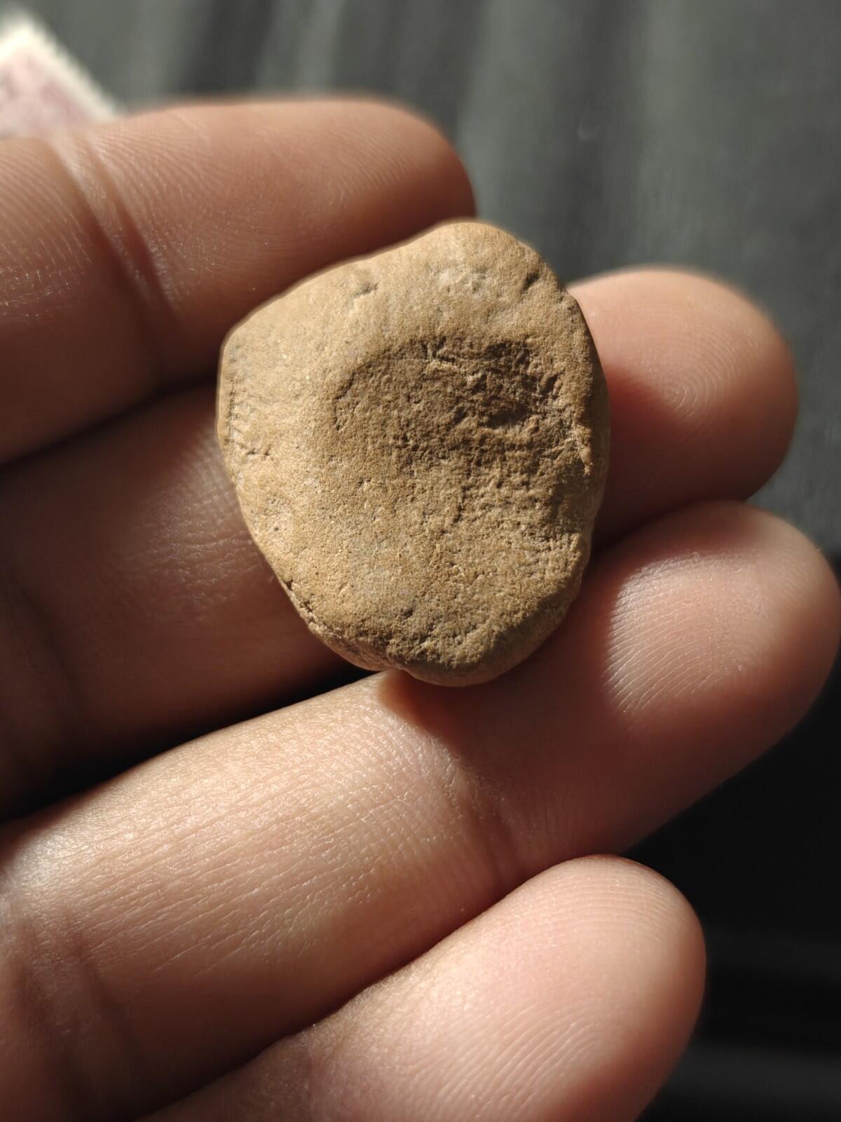 Ancient Greek Roman Circa 1st-3rd centuries AD. Terracotta Clay Bullae Tessera
