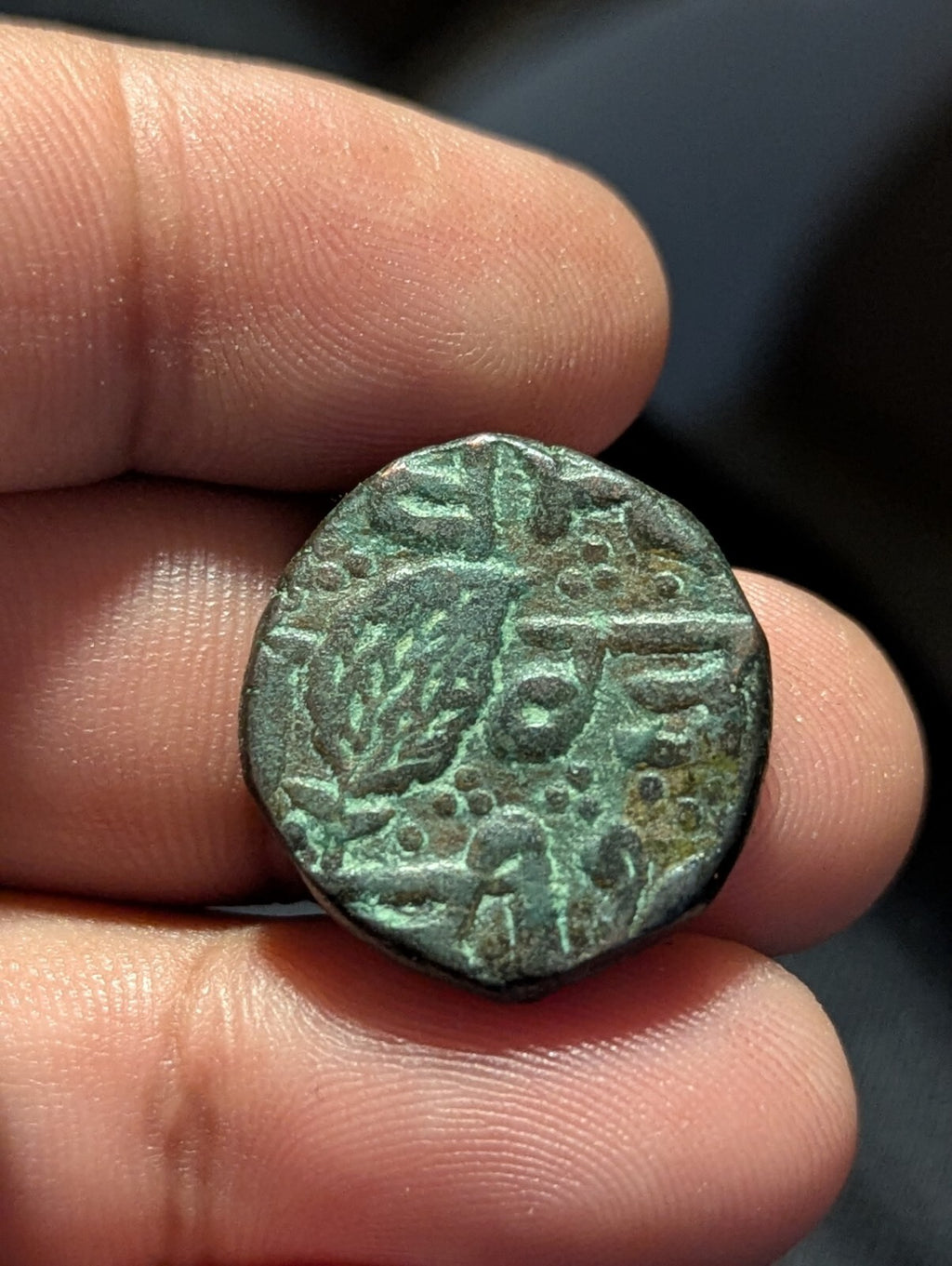 India Punjab Sikh Empire Real Copper paisa  of Maharaja Ranjit Singh