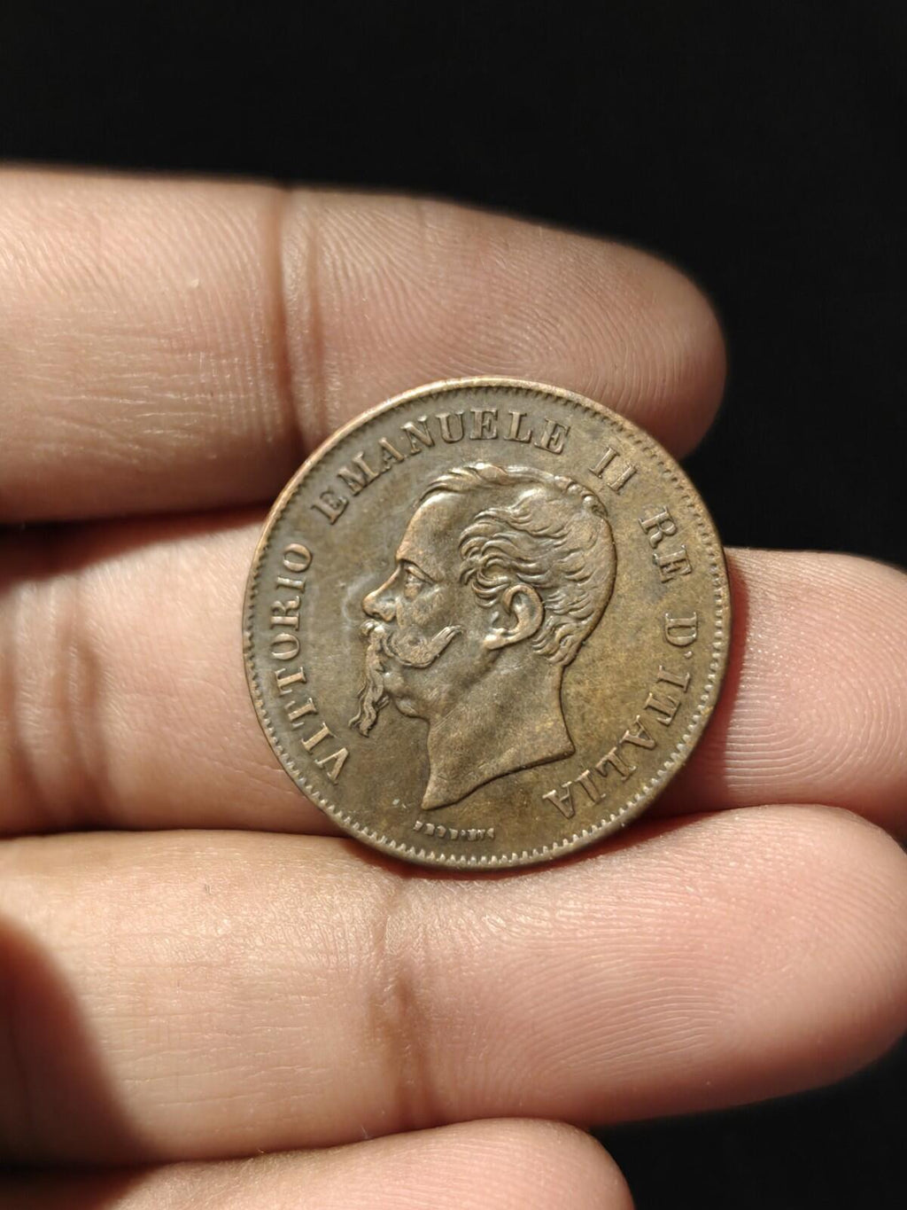 1861-M 5 Centimes Italie Pièce non circulée
