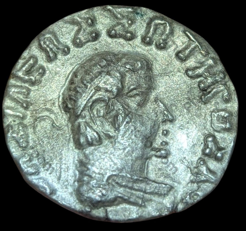 BACTRIANE, Royaume indo-grec. Hermaios Soter. Circa 105-90 av. J.-C. Tétradrachme en argent