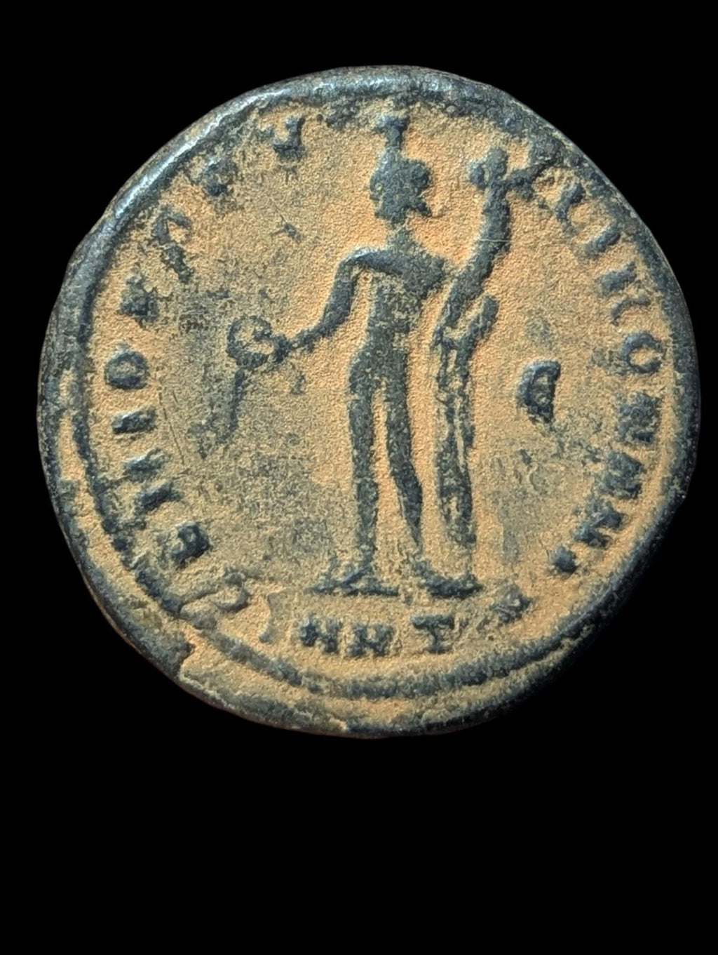 Constantius I, as Caesar 293 - 305 A.D. Follis Good VF GENIO POPV - LI ROMANI 9.2 Gr - Numis Hobby Shop