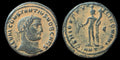 Constantius I, as Caesar 293 - 305 A.D. Follis Good VF GENIO POPV - LI ROMANI 9.2 Gr - Numis Hobby Shop