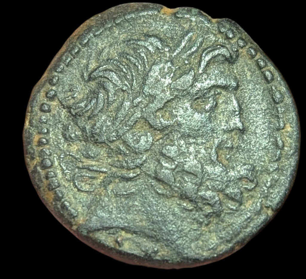 Seleucis and Pieria Tetrachalkon Century I BC Antioch AE19mm 9g  Zeus Nikephorus