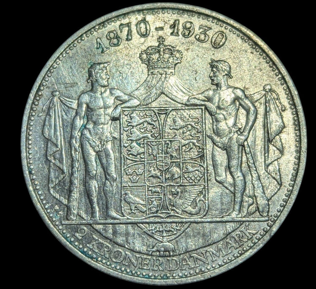 Danish Coin 2 Kroner | Christian X Kings Birthday | Denmark | 1930