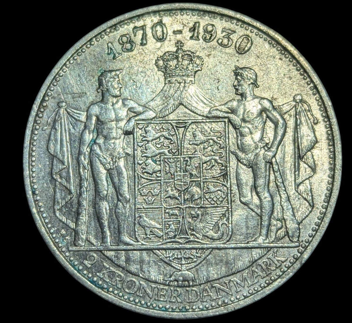 Danish Coin 2 Kroner | Christian X Kings Birthday | Denmark | 1930