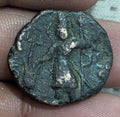 印度 古代贵霜国王 贵霜帝国，婆苏提婆二世（公元192-225年）铜币 8克