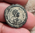 Ancient Christian Byzantine Dynasty Artifact 5 Nummi - Justinian I
