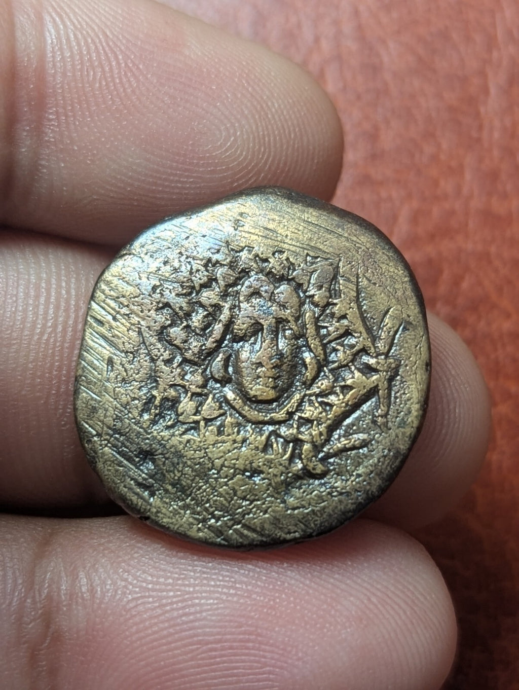 Greek Bronze Coin - Amisos Pontos 120-63 BC - Mithradates VI Eupator AEGIS Nike*