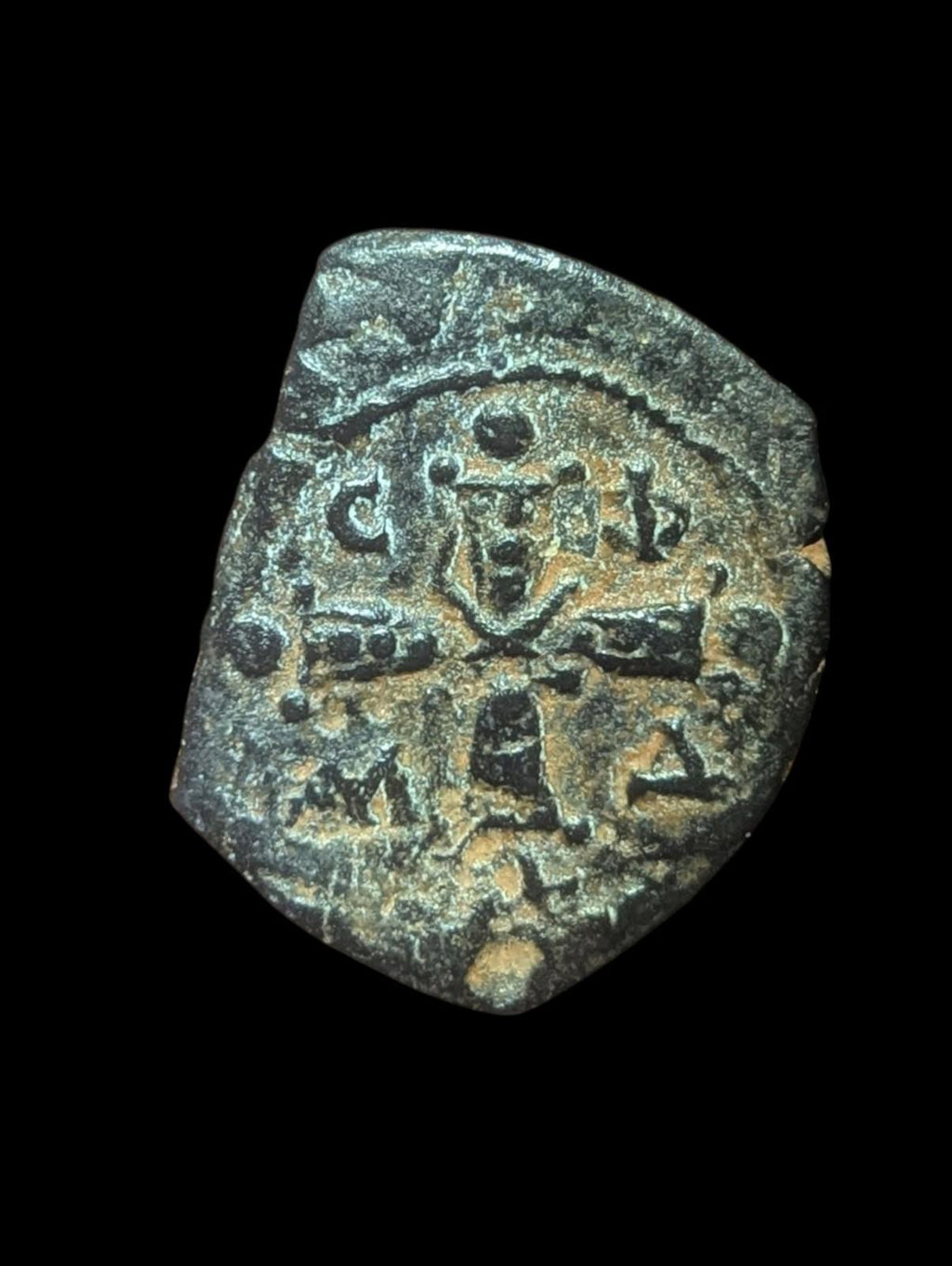 Crusader Bronze Follis -Follis - Tancred St Peter with cross - Unusual Type
