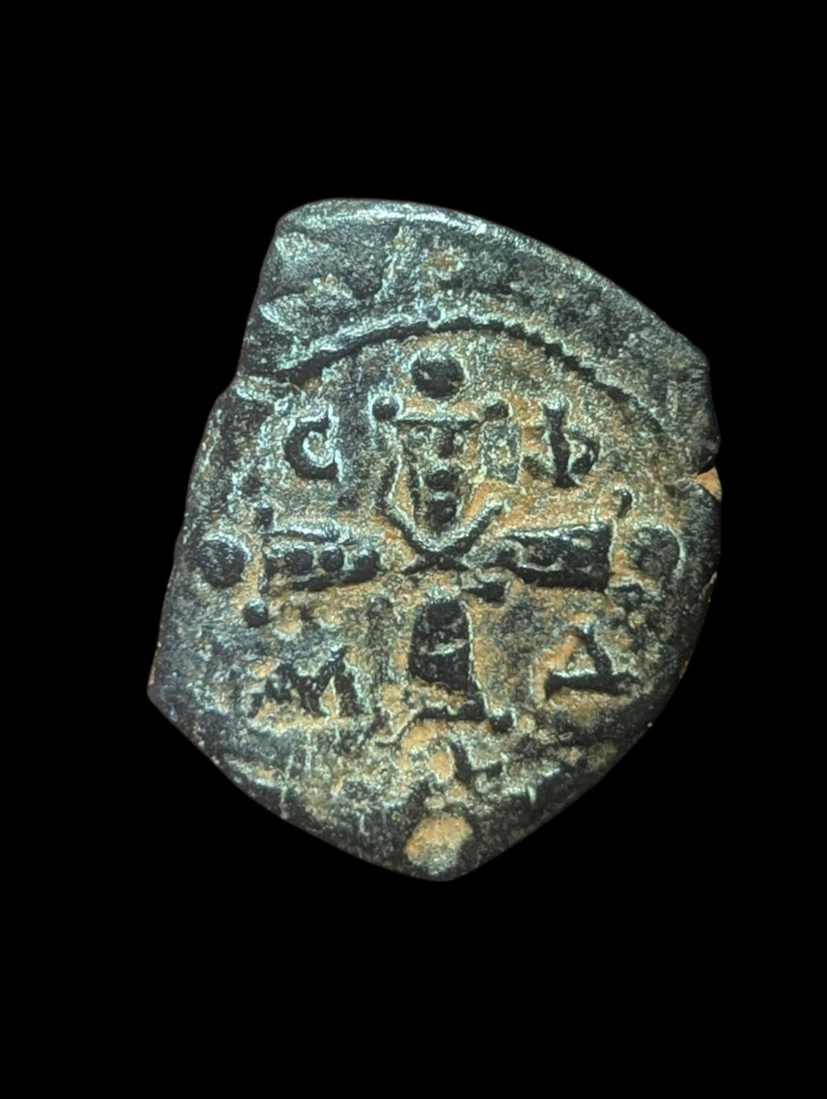 Crusader Bronze Follis -Follis - Tancred St Peter with cross - Unusual Type