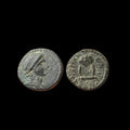 Monnaie romaine AE16 Antioche Bronze Pseudo-autonome Lyre 62-63 ap. J.-C. Néron