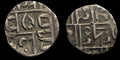 BHUTAN Kingdom First Period (1790-1840) 1/2 RUPEE DEB RARE Silver Coin Very Rare