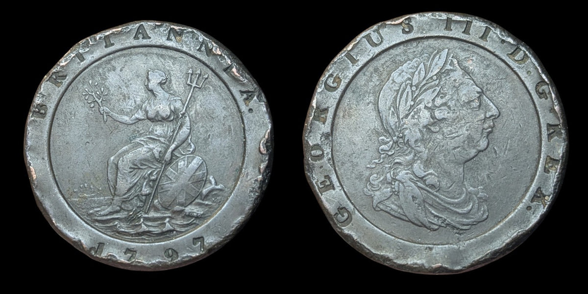 大不列颠 1797年 2便士 2d 英格兰