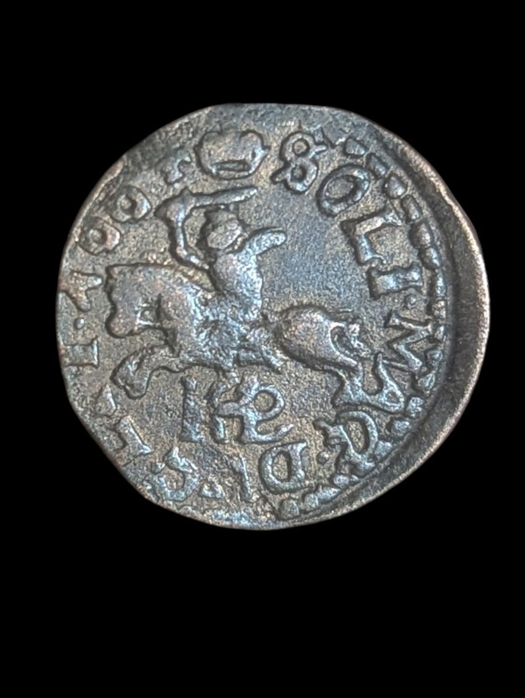 Pologne Lituanie pièce - Solidus Shilling - Jean II Casimir Vasa Année 1664