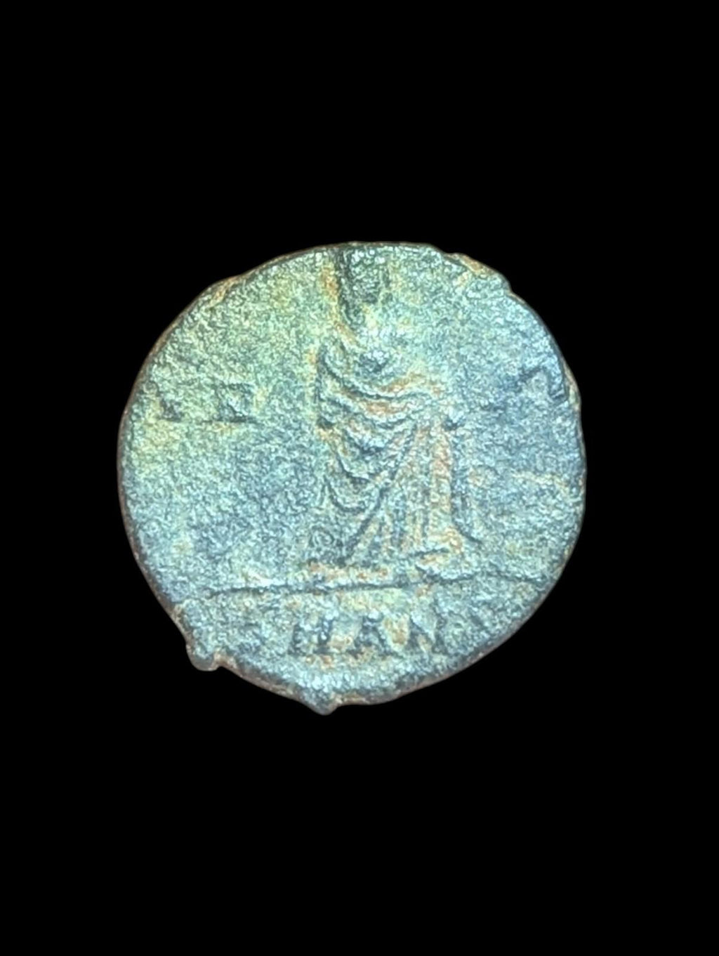 Ancient Roman coin. Divus Constantine I AD 337. Follis Æ 15 mm.