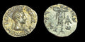 Excellent grade Indo Greek MENANDER Silver dracham 2.5g Natural patina 135BC