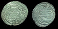 Abbasid Caliphate, al-Muqtadir, Dirham AH 296-317/908-929 - Arrajan - Silver