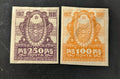 Russia Scott 188-189 (1921) Mint H VF W