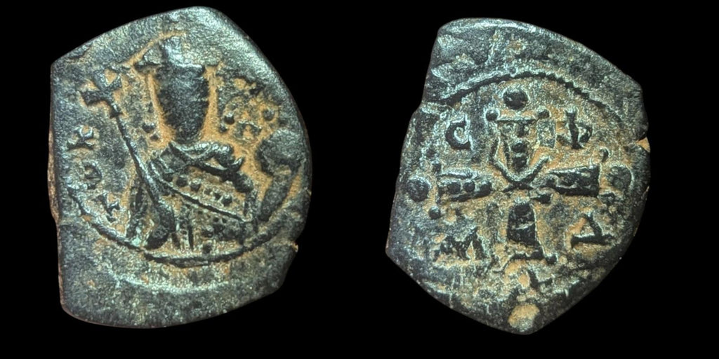 Crusader Bronze Follis -Follis - Tancred St Peter with cross - Unusual Type