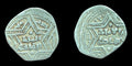 Crusader imitation of al-Zahir Ghazi AR ½ dirham 614?AH Tripoli Rare