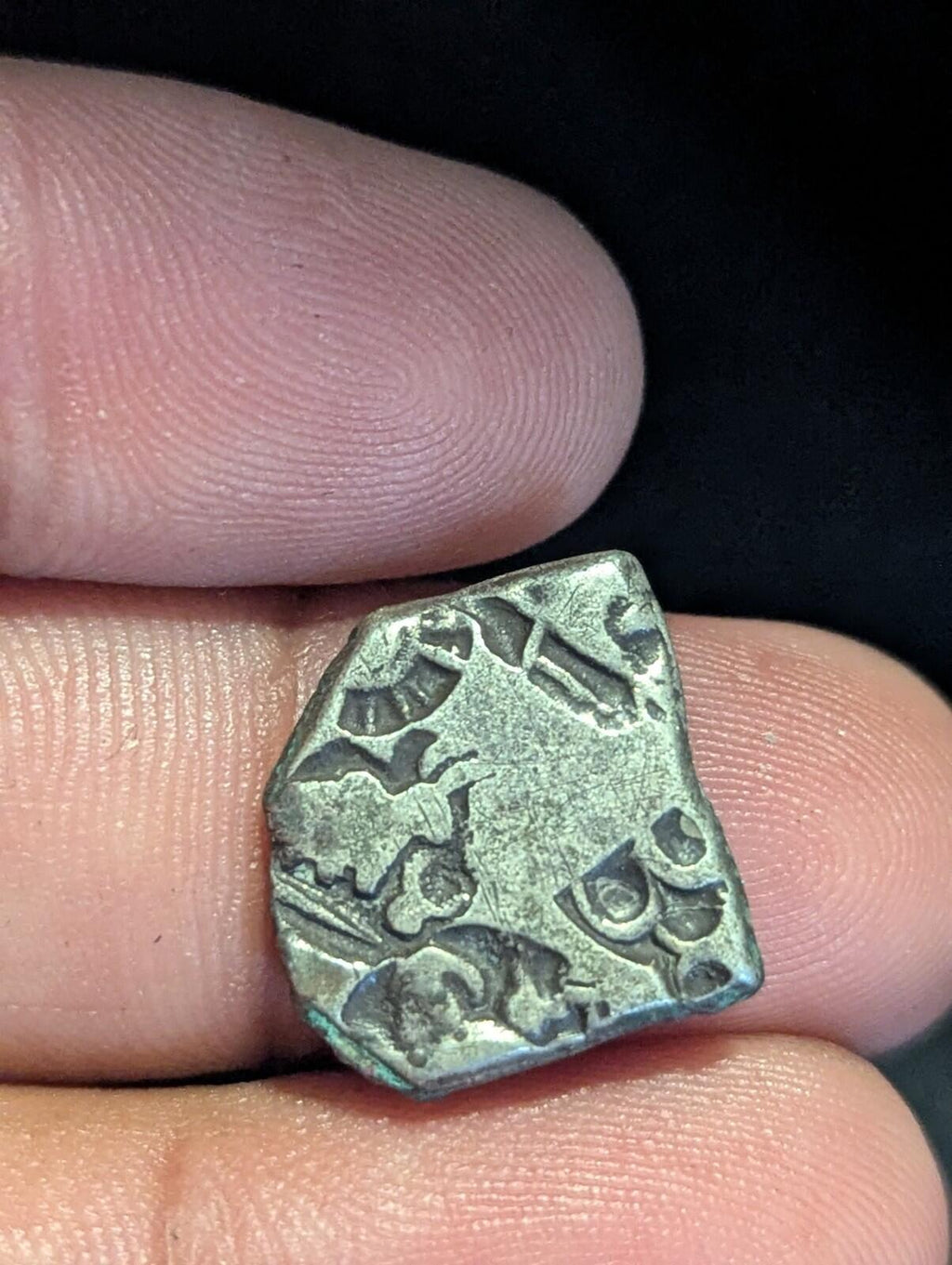 India ⭐ INDUS Valley Mayuriyan Punch ⭐ silver Coin 300 BC