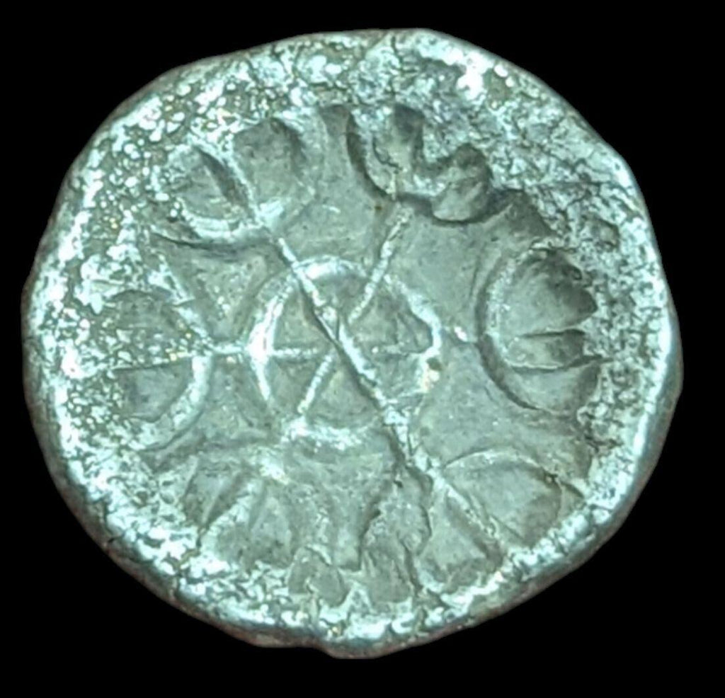 ⭐INDIA⭐ Ancient GANDHARA JANAPADA Authentic OLD 600 BC Silver Coin Bowl shaped