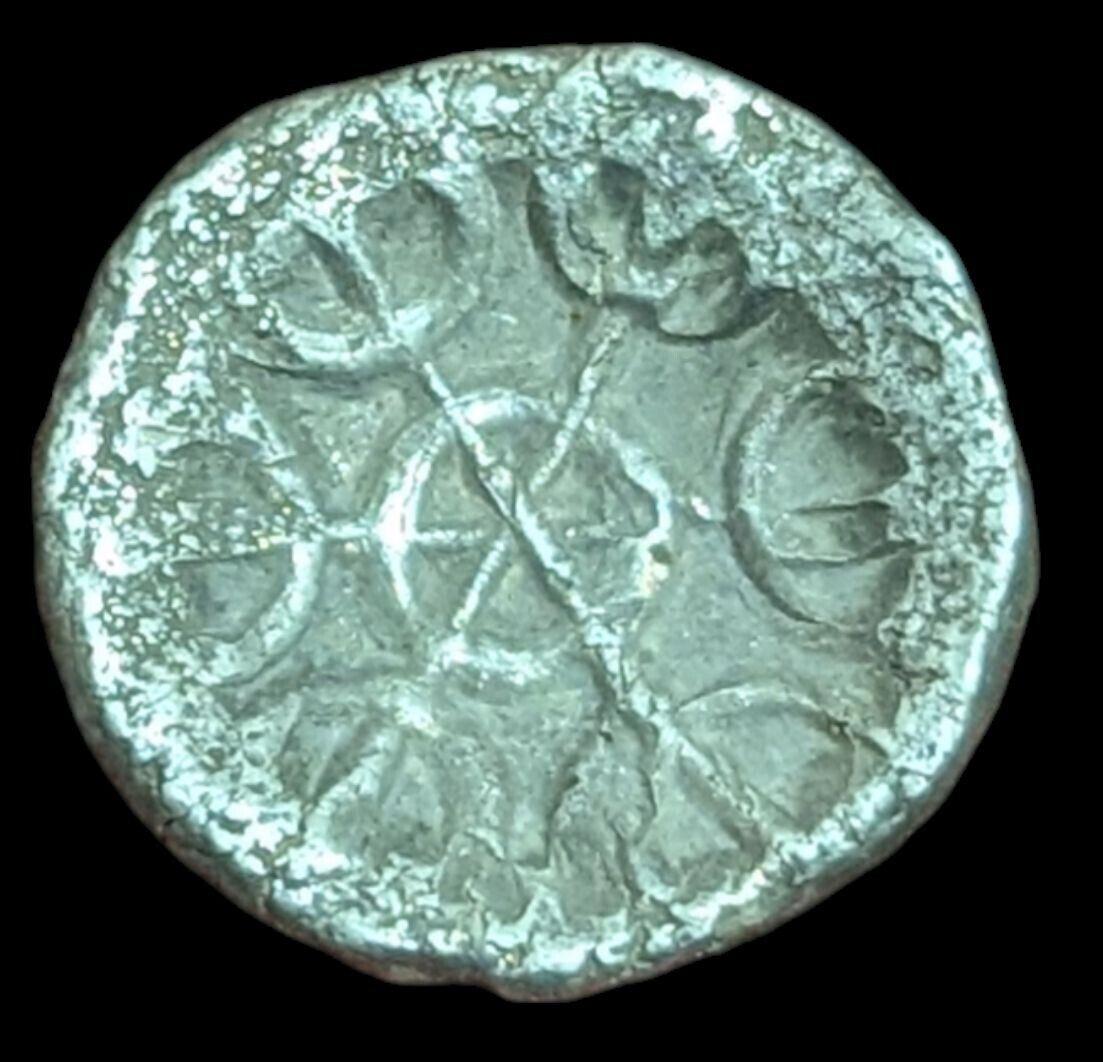 ⭐INDIA⭐ Ancient GANDHARA JANAPADA Authentic OLD 600 BC Silver Coin Bowl shaped