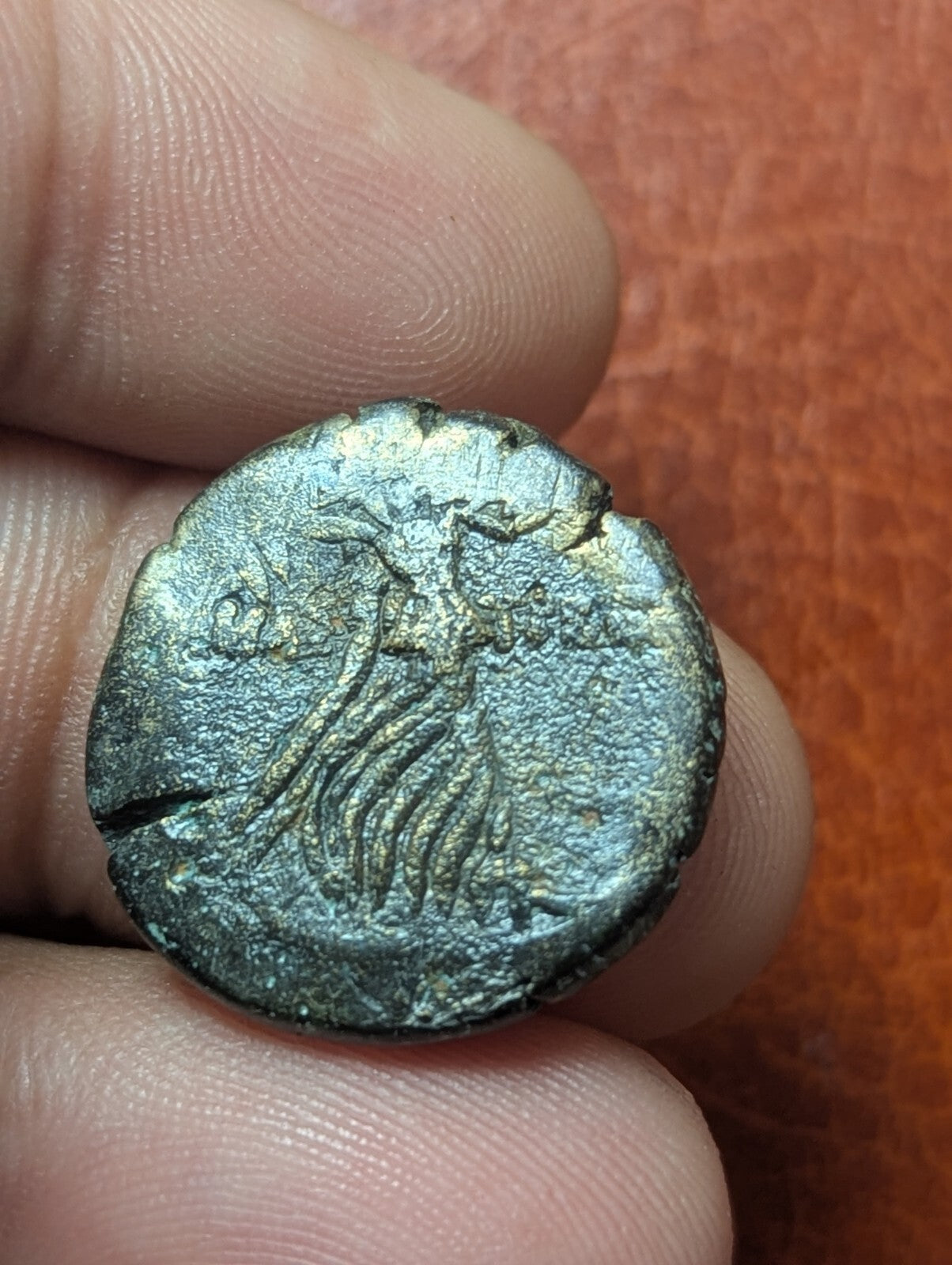 Greek Bronze Coin - Amisos Pontos 120-63 BC - Mithradates VI Eupator AEGIS Nike*