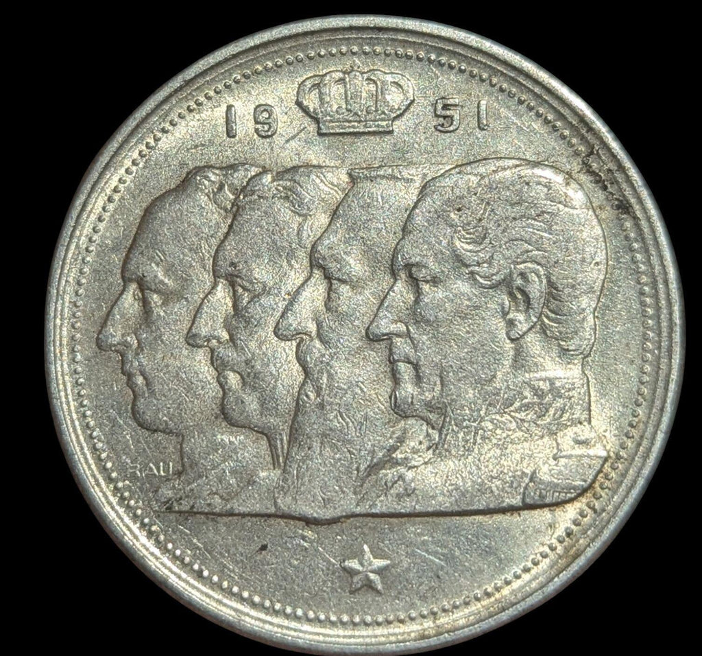 1951年比利时银质100法郎（精制未流通）