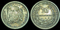1877 A Uruguay 10 Centesimos Points d'Ancrage à Gauche Détails AU