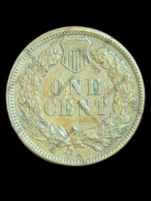 1890 Indian Head Cent - Wow Grade OBVERSE CRACKING, See Pictures