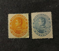 Set Of 2 1893 Venezuela Poster Stamp 5 Centimos Mint OG H