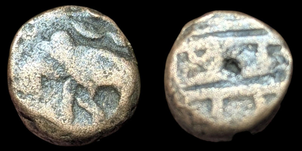 India Mysore Immadi Krishna Raja Wodeyar II (1734-80)Kasu Coin .Rare
