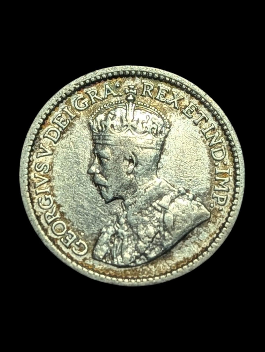 Canada 1913 - 5 Cents, Wow Grade - George V .925 Silver KM#22