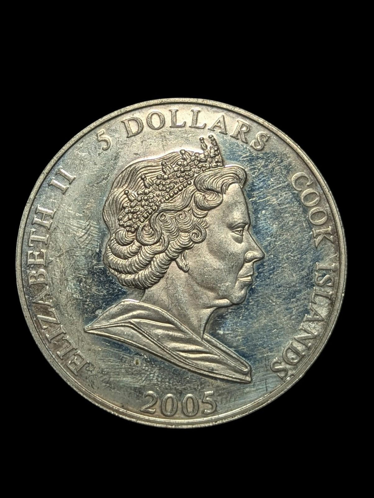 ÎLES COOK. 2005, 5 Dollars, Argent - 🥇 Ferrari F2004