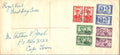 1947 Basutoland Royal Visit First Day Cover FDC - Full Set - Unaddressed - Rare