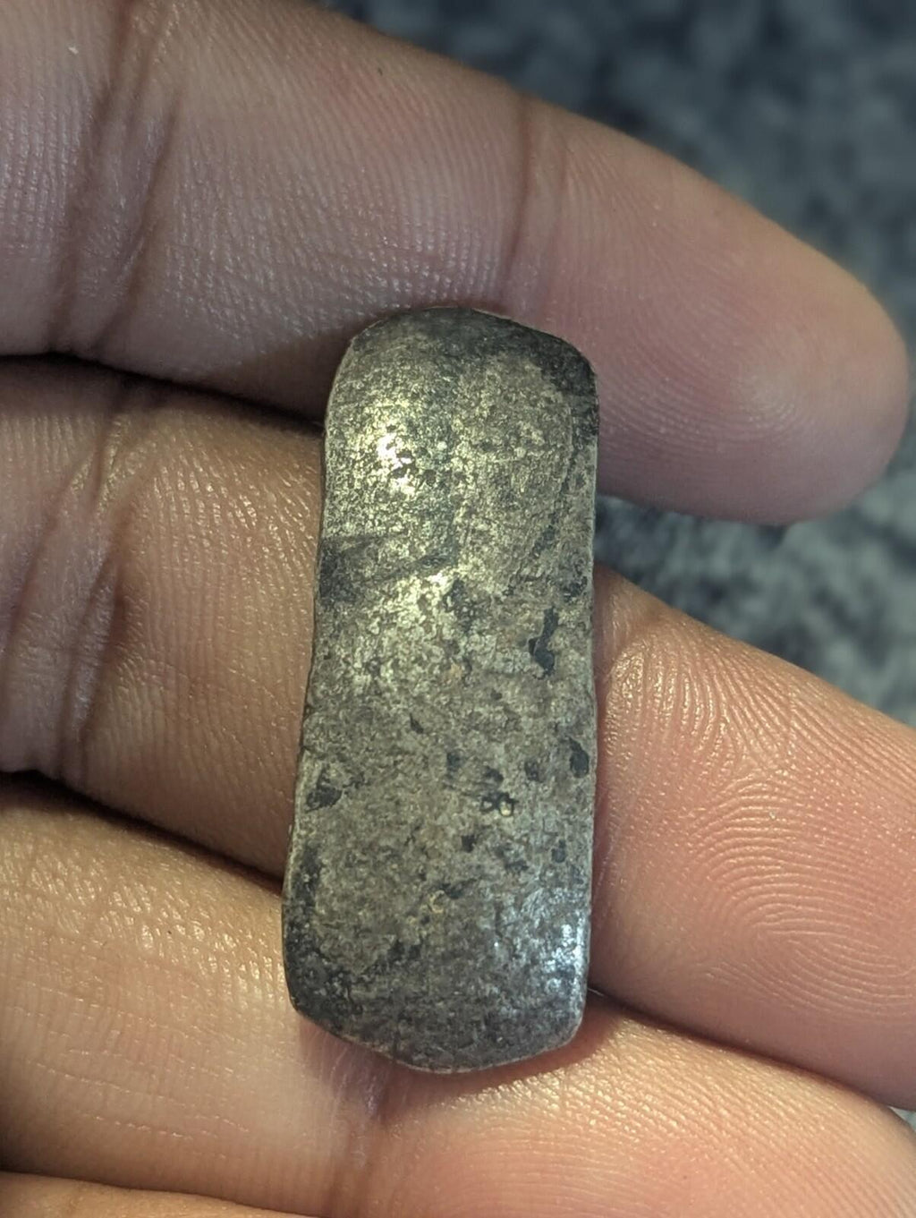 ⭐INDE⭐. Ancien GANDHARA JANAPADA Authentique pièce de monnaie en argent du 6ème siècle av. J.-C., barre courbée