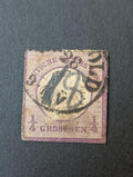 Stamp Germany Reich Brustschild Shield 1/4 Groschen 1872 Mi. Nr. 1 🇩🇪