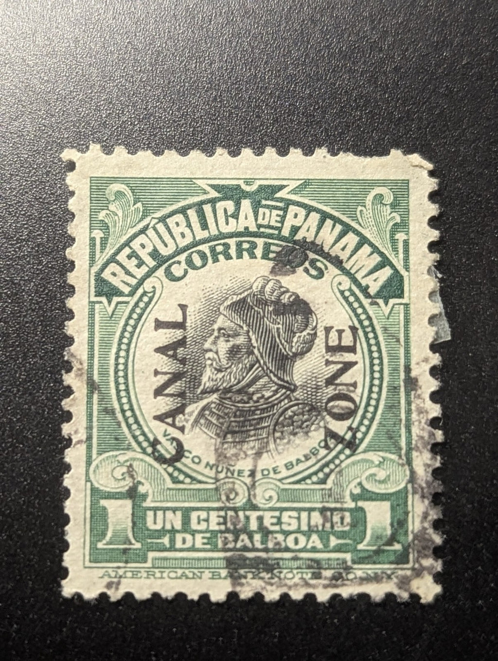 Canal Zone - 1909 - 2 Cents, 1cents Issue Type I Overprint #32, #31