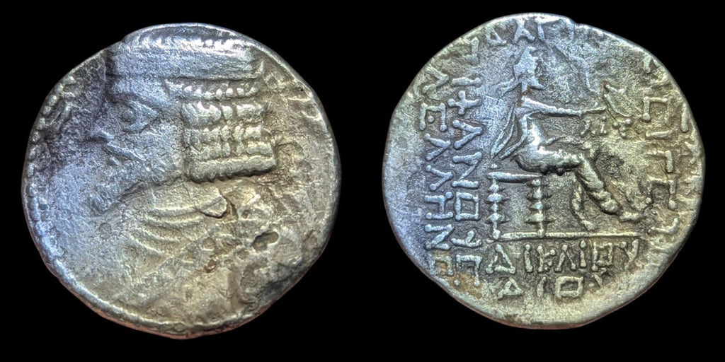ROYAUME PARTHES, PHRAATE IV, ENVIRON 38-2 AV. J.-C. Tétradrachme en argent, atelier de Séleucie