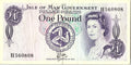 ISLE OF MAN ND(1979) 1 POUND DAWSON SIGNATURE Circulated