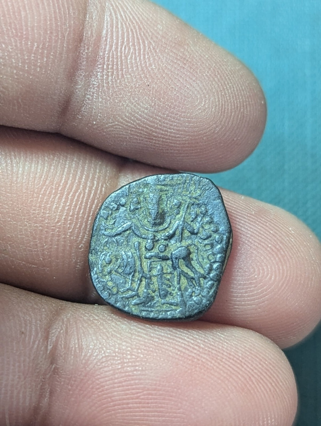 KUSHANO SASAni. AE UNIT. HORMIZD I KUSHAN Shahhi 265-295 AD.