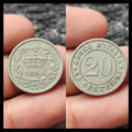 ITALY Kingdom UMBERTO I 1894 KB 20 CENTESIMI