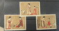 China 1984 Beauties wearing Flowers set of 3 x stamps mint MNH