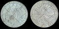 Arménie ARMENIA 1 once argent 1989 SÉISME - RARE !!!
