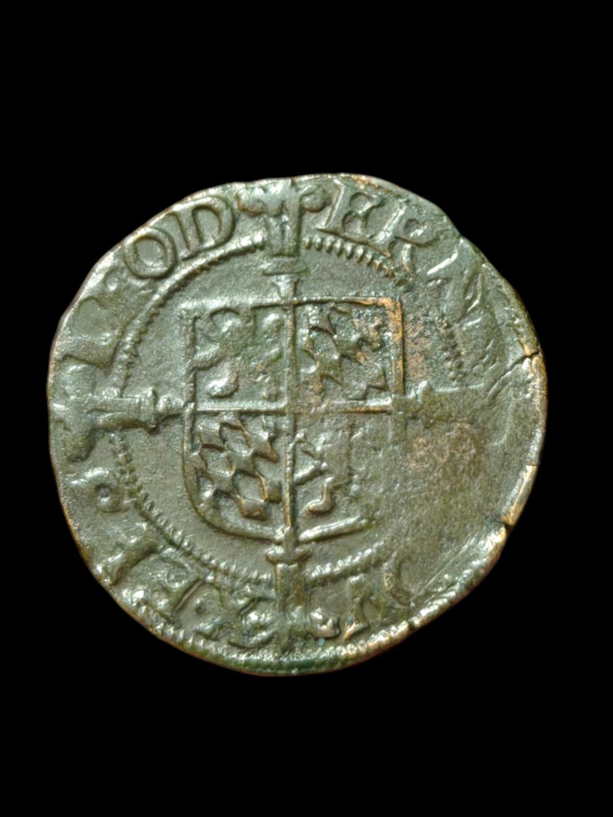 Principauté de Liège (États belges) - Brûlé de 12 sols gigot ND (1594) !
