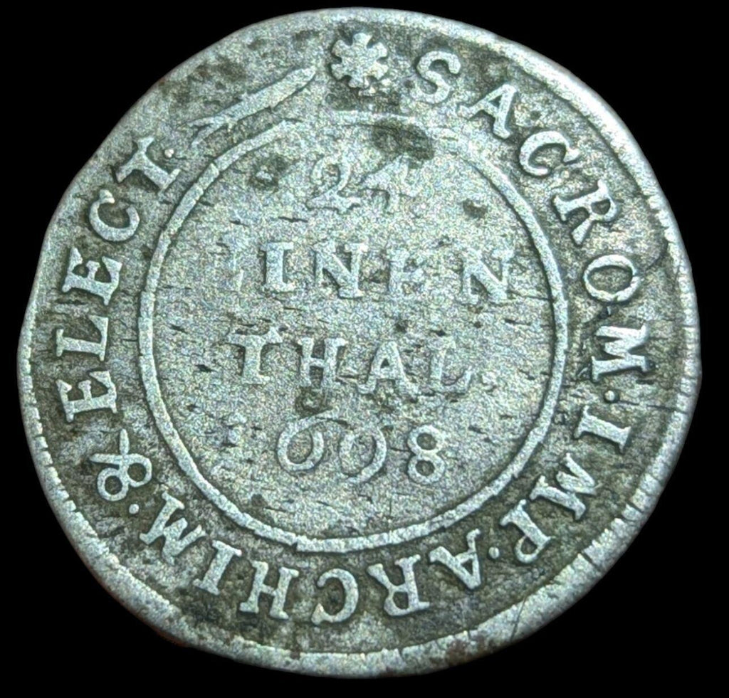 SAXONY - ALBERTINE: 1/24 Thaler 1698 EPH, Leipzig FREDERICK AUGUSTUS I