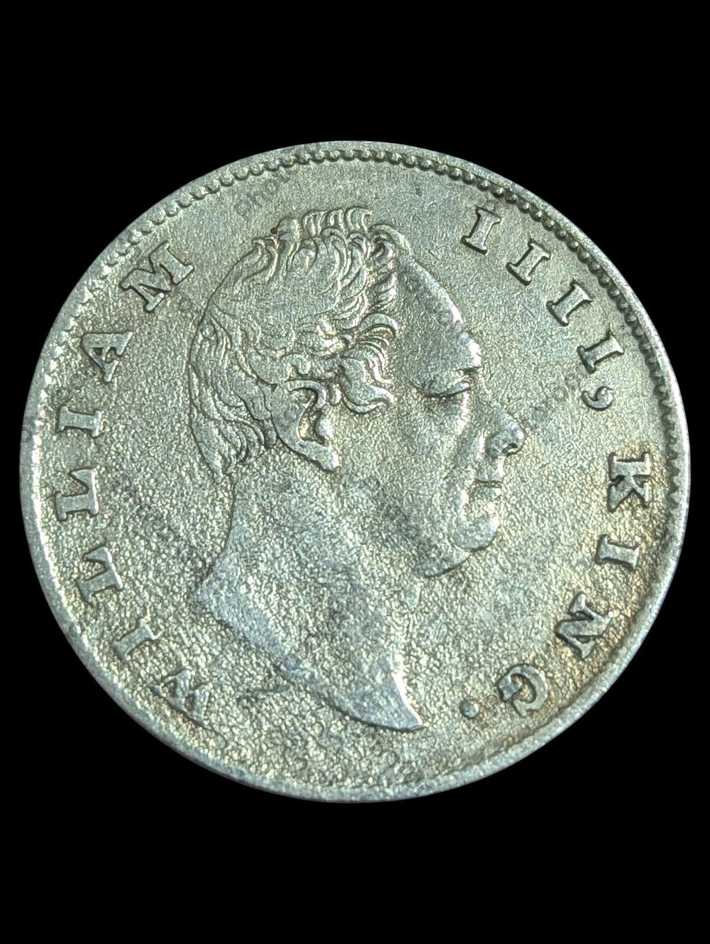 British East India Company 👑👑 1835 silver Rupee of William IV nice grade
