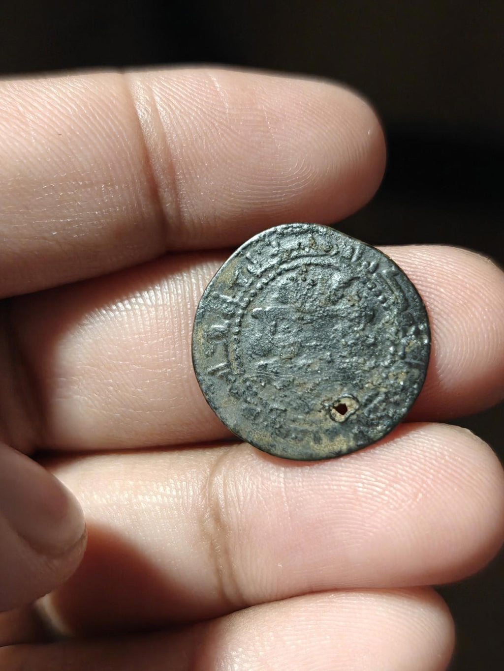 伊斯兰，萨曼王朝。伊本·艾哈迈德青铜弗尔斯，伊历250-279年，公元864-892年。稀有。