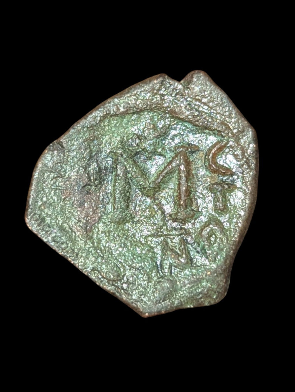 Islamic ARAB Byzantine UMAYYAD, time of Abd al-Malik, Æ Fals circa 685-690's AD